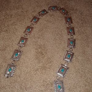 Turquoise style belt
